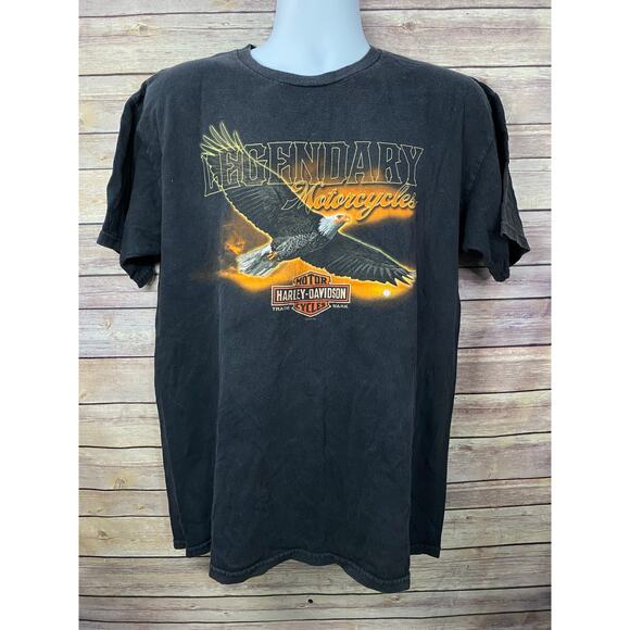 Harley-Davidson Large 2012 Large Legendary Motorcycle Eagle Flame Graphic - Picture 3 of 12